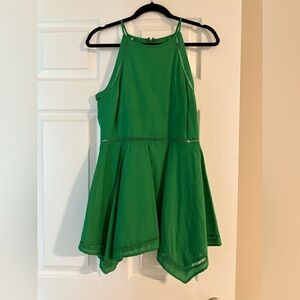 Lulus size medium green mini dress